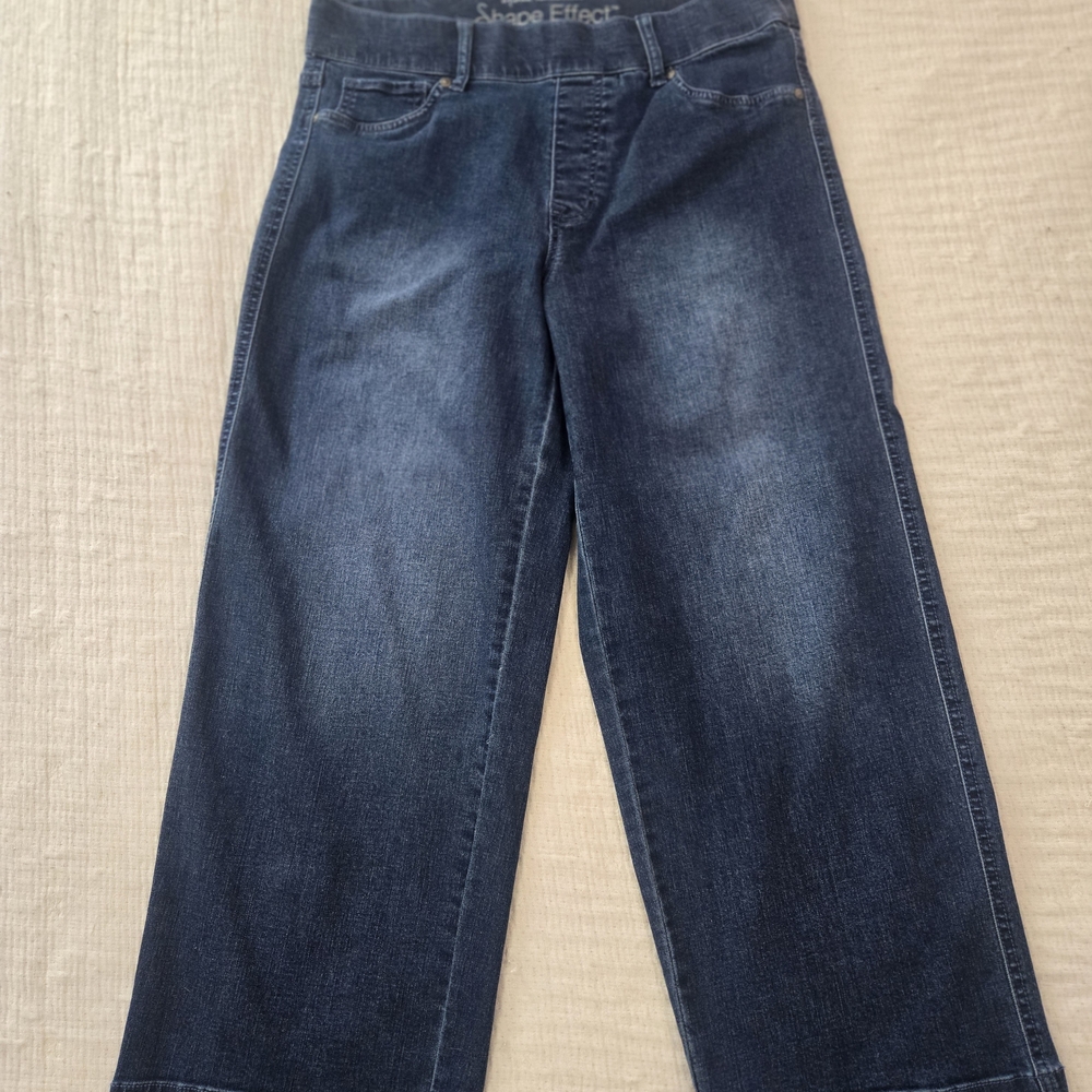 Gloria Vanderbilt Indigo Wide-Leg Capris
